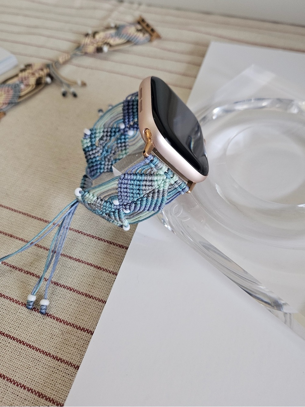 Apple Watch Band- Handmade Macramé Multicolor Band